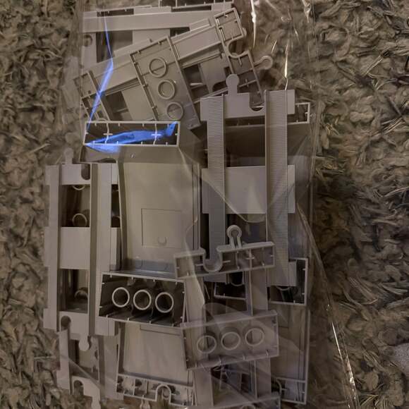 DUPLO Lot BRIDGE TRAIN TRACK Dark Grey: 2 RAMPs and 2 TOP CURVE Replacements - Picture 9 of 9